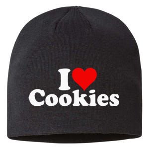 I Love Heart Cookies Sustainable Beanie