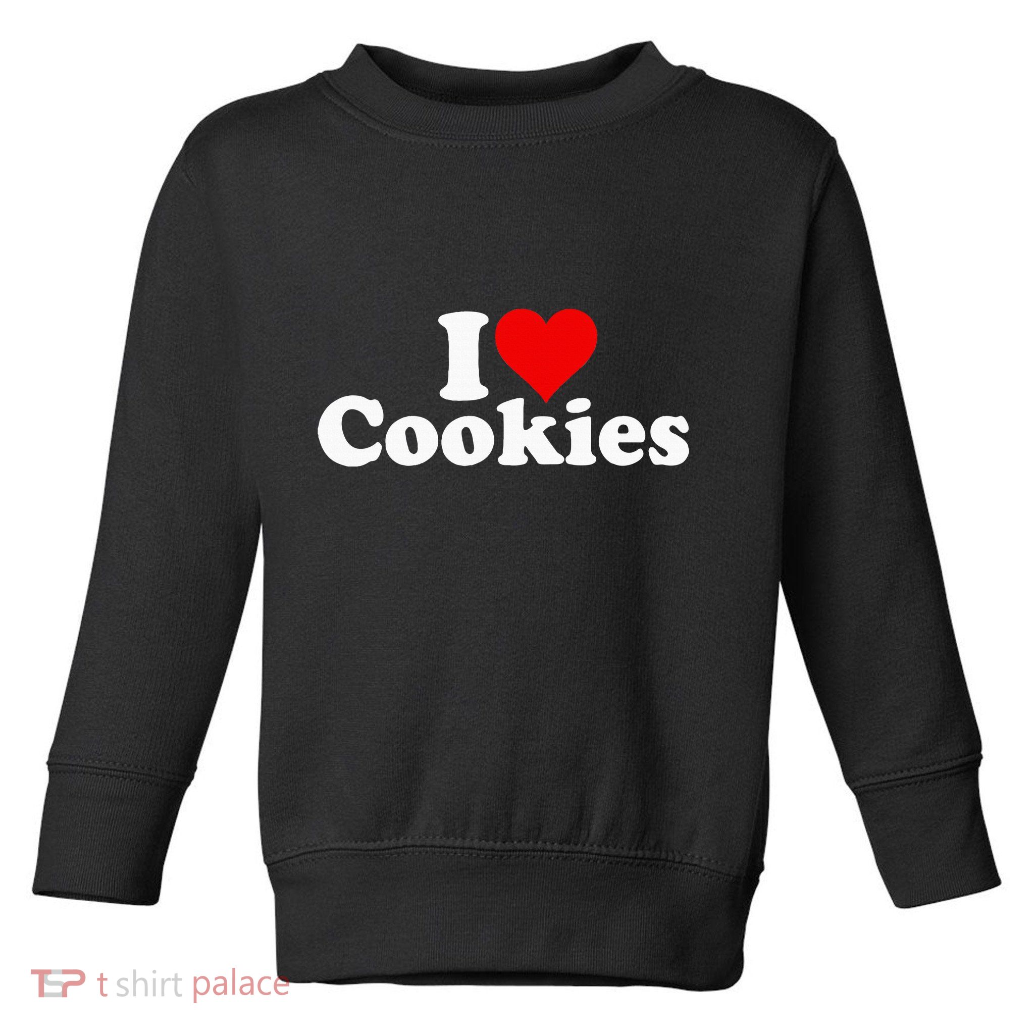 I Love Heart Cookies Toddler Sweatshirt