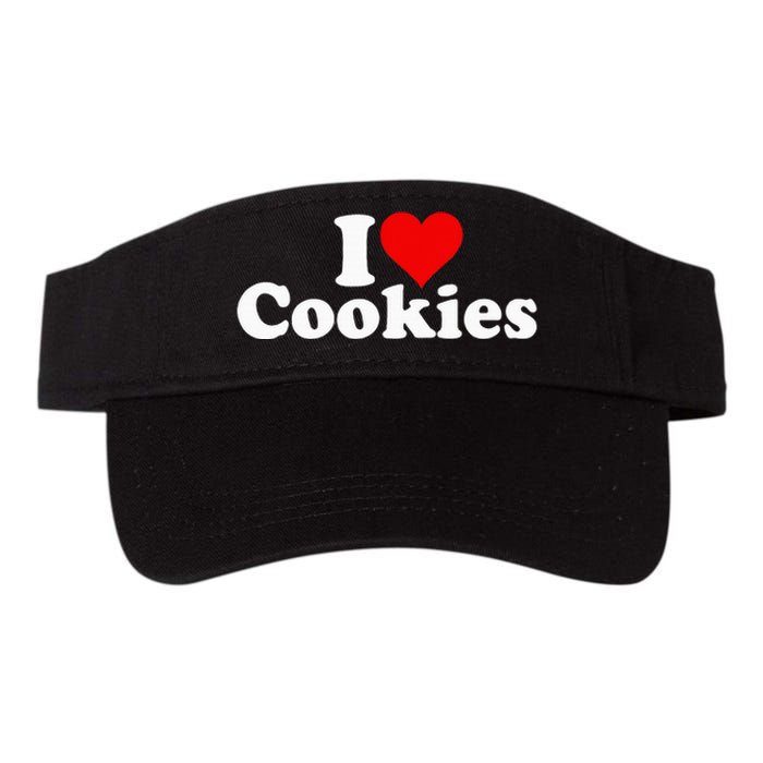 I Love Heart Cookies Valucap Bio-Washed Visor