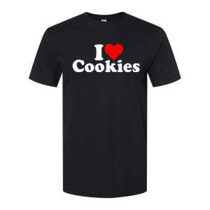 I Love Heart Cookies Softstyle CVC T-Shirt