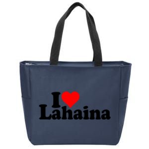 I Love Heart Lahaina Hawaii Zip Tote Bag