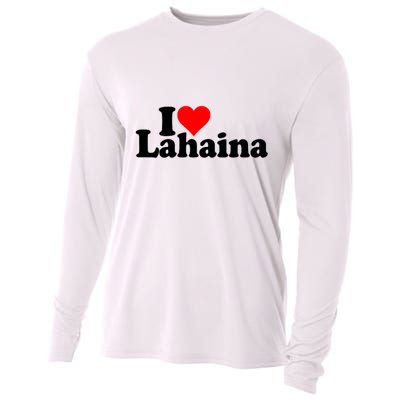 I Love Heart Lahaina Hawaii Cooling Performance Long Sleeve Crew