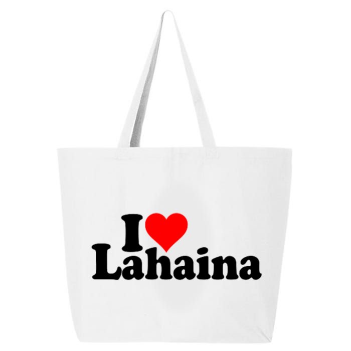 I Love Heart Lahaina Hawaii 25L Jumbo Tote