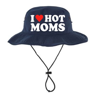 I Love Hot Moms I Heart Hot Moms Love Hot Moms Legacy Cool Fit Booney Bucket Hat