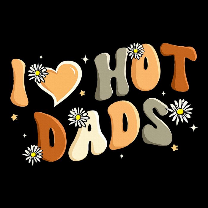 I Love Hot Dads Retro Funny Red Heart Love Dads Impact Tech Backpack