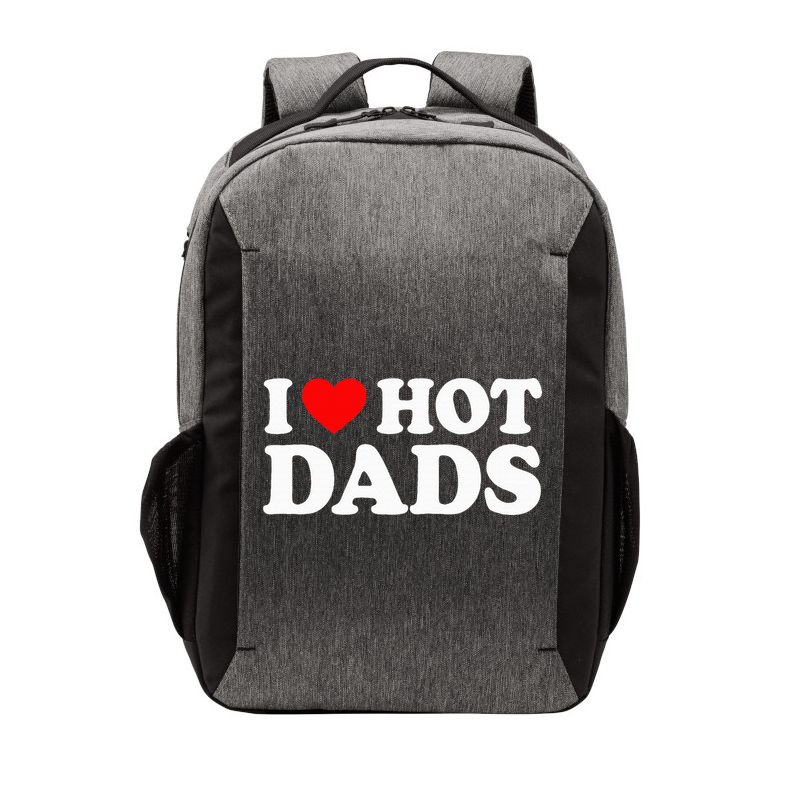 I Love Hot Dads I Heart Hot Dads Love Hot Dads Vector Backpack
