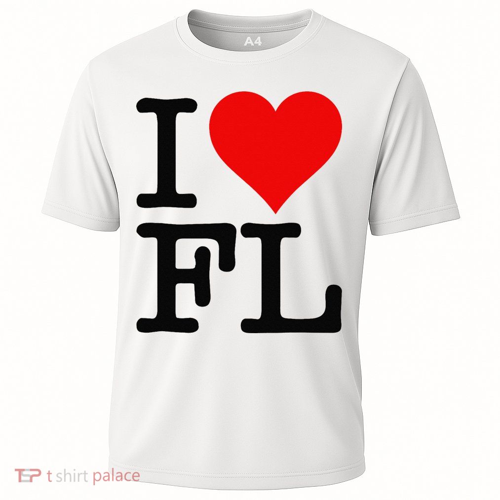 I LOVE HEART FLORIDA FL Performance Shirt