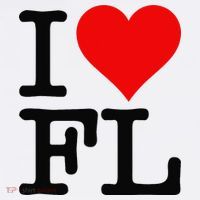 I LOVE HEART FLORIDA FL Tall T-Shirt
