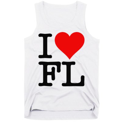 I LOVE HEART FLORIDA FL Tank Top