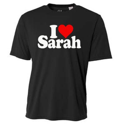 I Love Heart Sarah Cooling Performance Crew T-Shirt