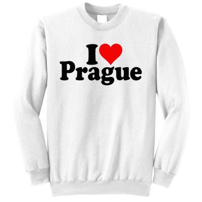 I Love Heart Prague Czech Republic Praha Sweatshirt