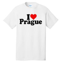 I Love Heart Prague Czech Republic Praha Tall T-Shirt