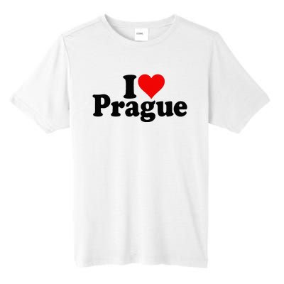 I Love Heart Prague Czech Republic Praha Tall Fusion ChromaSoft Performance T-Shirt