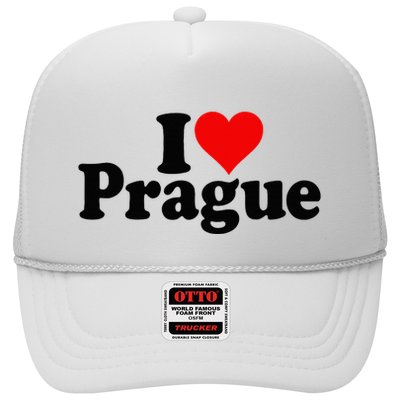 I Love Heart Prague Czech Republic Praha Trucker Hat