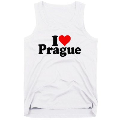 I Love Heart Prague Czech Republic Praha Tank Top