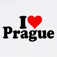 I Love Heart Prague Czech Republic Praha Womens T-Shirt