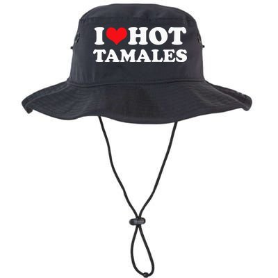 I Love Hot Tamales Tee Funny Red Heart Love Tamales Tee Bucket Hat
