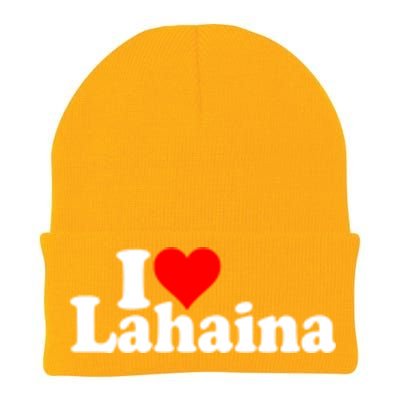 I Love Heart Lahaina Hawaii Knit Cap Winter Beanie