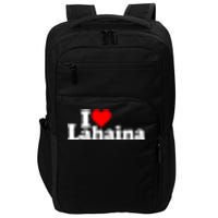 I Love Heart Lahaina Hawaii Impact Tech Backpack