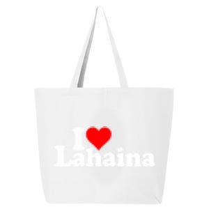 I Love Heart Lahaina Hawaii 25L Jumbo Tote