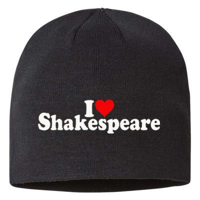 I Love Heart Shakespeare Sustainable Beanie