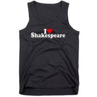 I Love Heart Shakespeare Tank Top