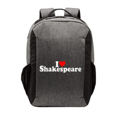 I Love Heart Shakespeare Vector Backpack