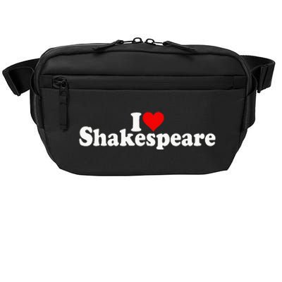 I Love Heart Shakespeare Crossbody Pack