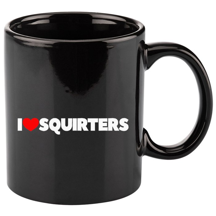 I Love (Heart) Squirters 11oz C Handle Ceramic Mug