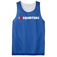 I Love (Heart) Squirters Mesh Reversible Basketball Jersey Tank