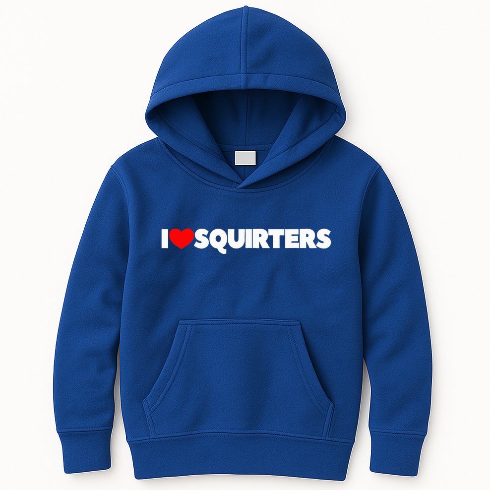 I Love (Heart) Squirters Kids Hoodie
