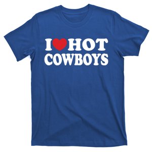 I Love Hot Cowboys Country Western Rodeo Lover T-Shirt