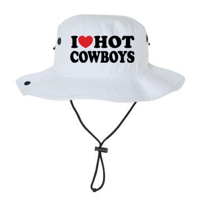 I Love Hot Cowboys Country Western Rodeo Lover Legacy Cool Fit Booney Bucket Hat