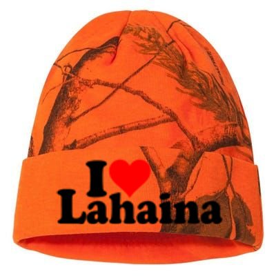 I Love Heart Lahaina Hawaii Kati Licensed 12" Camo Beanie