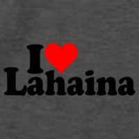 I Love Heart Lahaina Hawaii Vector Backpack