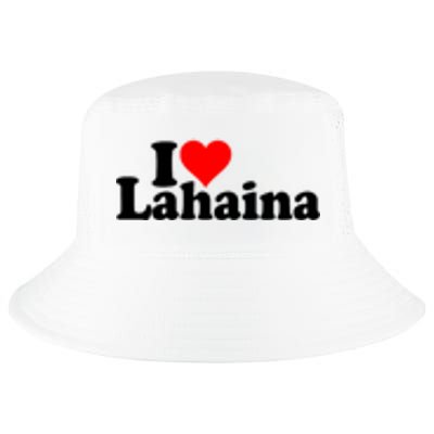 I Love Heart Lahaina Hawaii Cool Comfort Performance Bucket Hat