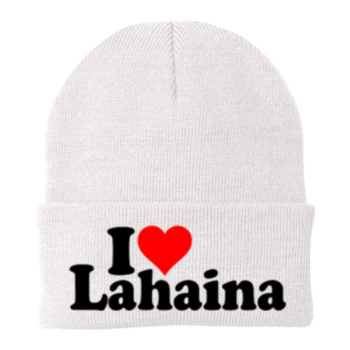 I Love Heart Lahaina Hawaii Knit Cap Winter Beanie