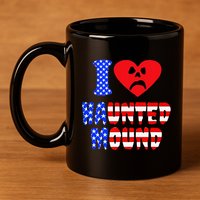 I Love Haunted Mound 11oz C Handle Ceramic Mug