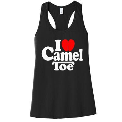 I Love Heart Camel Toe Women's Racerback Tank