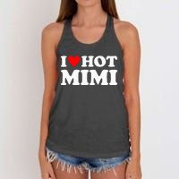 I Love Hot Mimi I Heart Hot Mimi Women's Knotted Racerback Tank