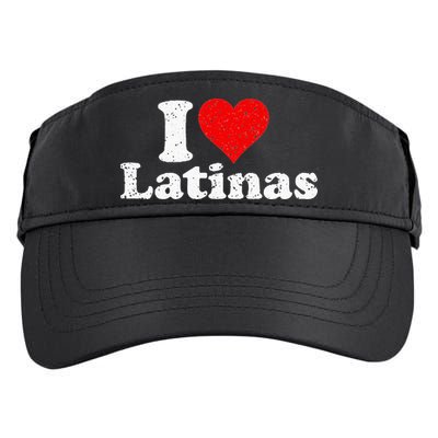 I Love Heart Latinas Girlfriend Wife Adult Drive Performance Visor