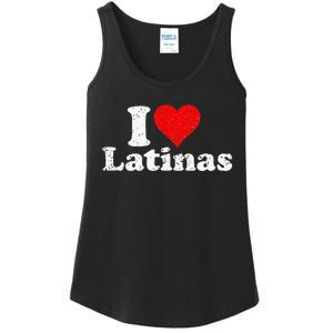 I Love Heart Latinas Girlfriend Wife Ladies Essential Tank