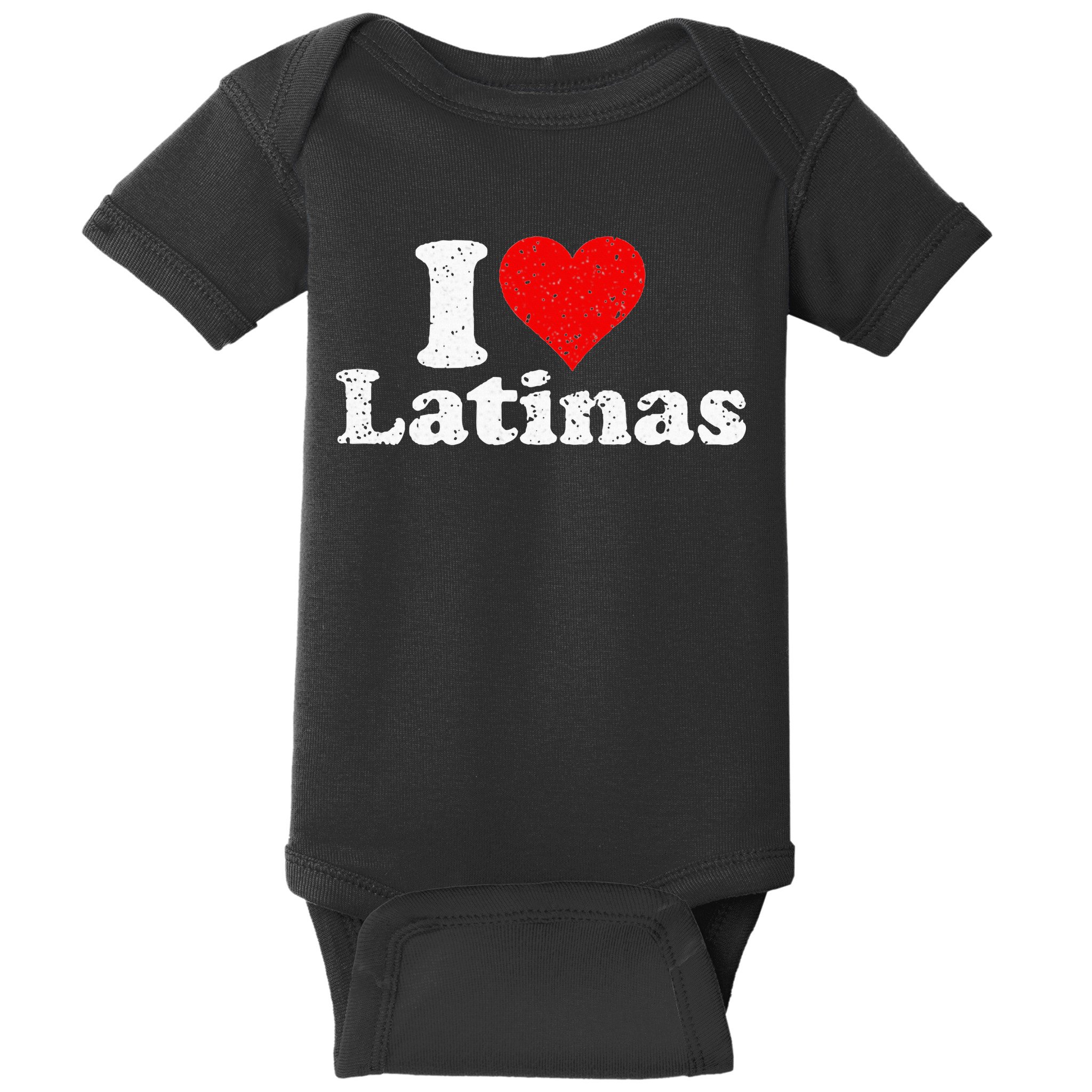 I Love Heart Latinas Girlfriend Wife Baby Bodysuit