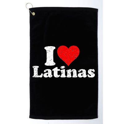 I Love Heart Latinas Girlfriend Wife Golf Towel