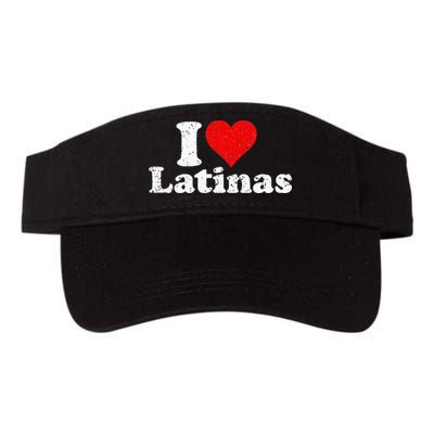 I Love Heart Latinas Girlfriend Wife Visor