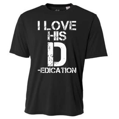 I Love Her P I Love His D Couples Matching Valentines Day Cooling Performance Crew T-Shirt