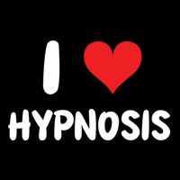 I Love Hypnosis Heart Consciousness Gift Flat Bill Trucker Hat