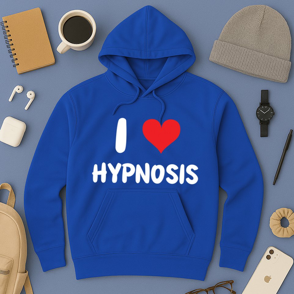 I Love Hypnosis Heart Consciousness Gift Hoodie