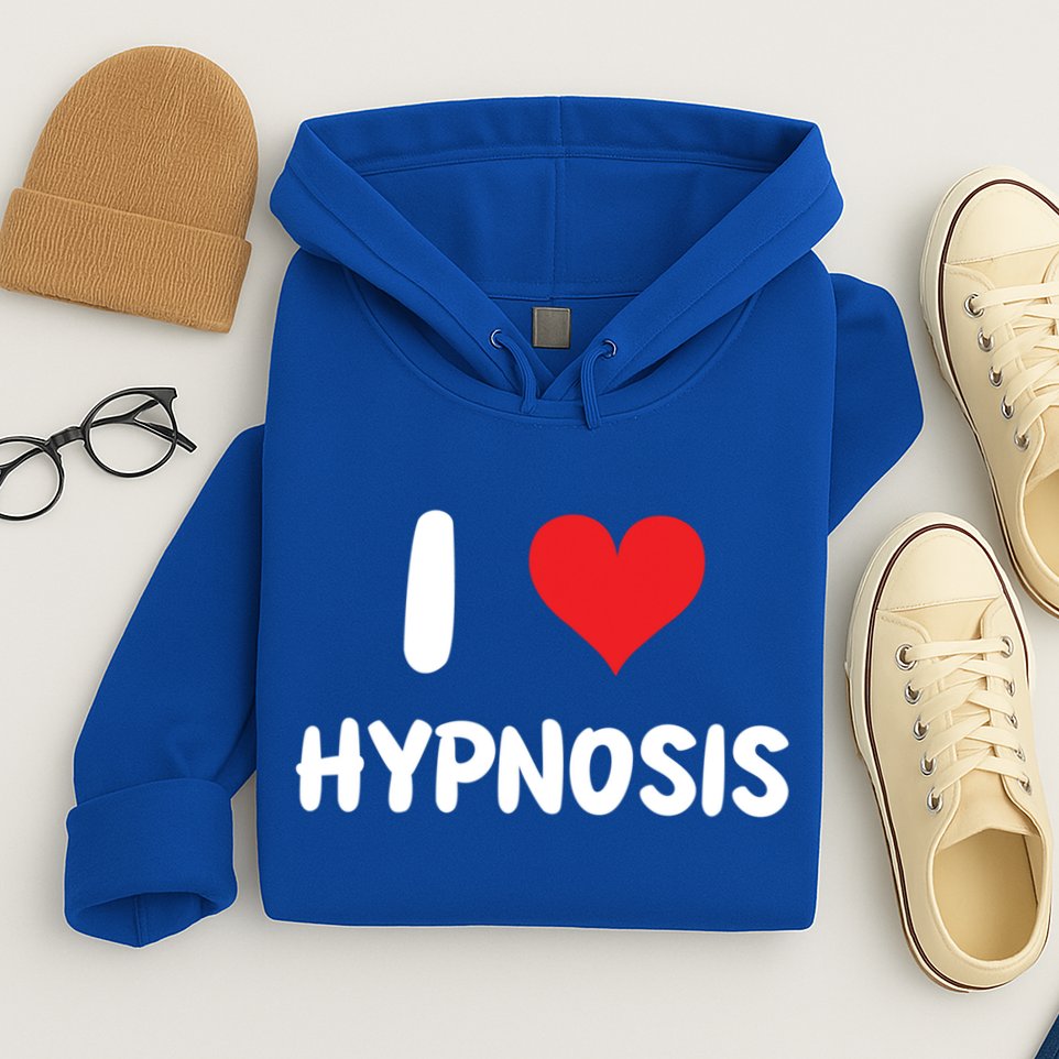 I Love Hypnosis Heart Consciousness Gift Hoodie