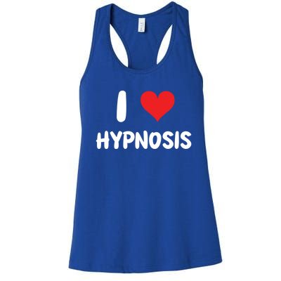 I Love Hypnosis Heart Consciousness Gift Women's Racerback Tank